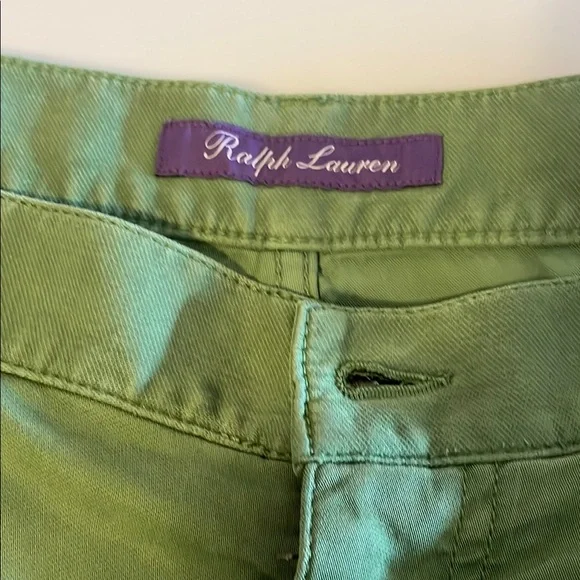 Ralph Lauren Purple Label Green Chinos Casual Style